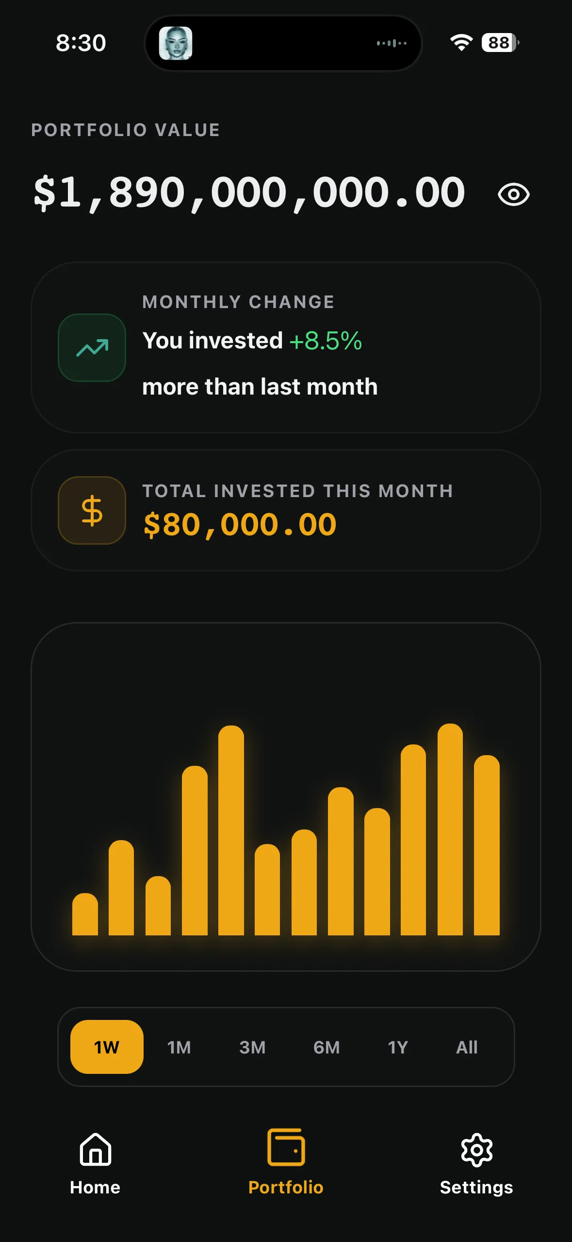 Wealth app - Sign in with Apple to start investing